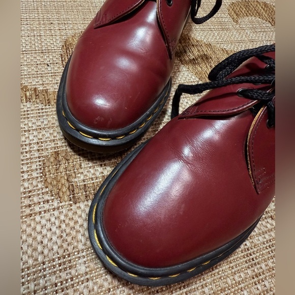 Doc Martens 1461 leather shoes - oxblood UK Size 6, men’s 7, Women’s US 8 to 8.5 - Picture 13 of 15